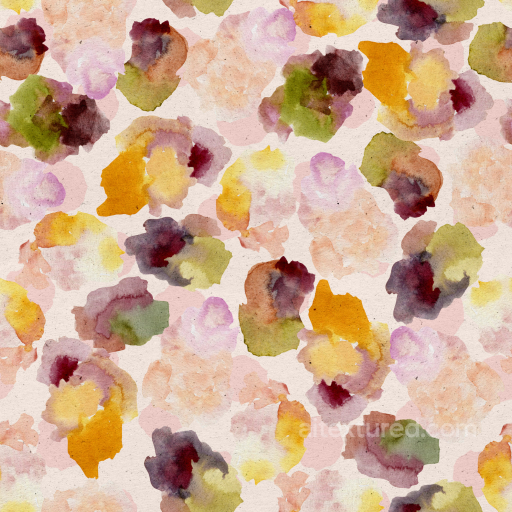 Watercolor Texture Featuring Multicolored Floral Blotches seamless Watercolor texture PBR texture