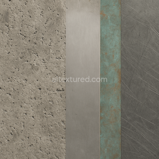Preview — Seamless 3d texture pbr 8k rough concrete surface with pitted concrete and matte finish