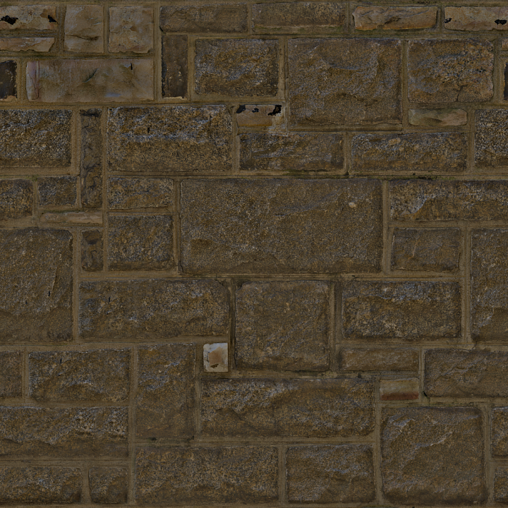 Outdoor Wall Brick seamless PBR texture preview