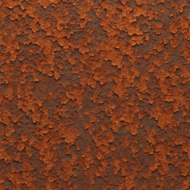 Flaky Rusty Metal seamless PBR texture preview