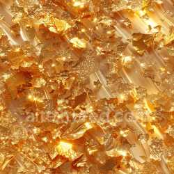 seamless Seamless 3D PBR Glossy Golden Leaf Texture with Reflective Highlights texture 8k free download PBR