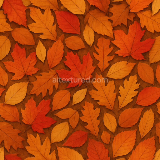 Seamless Autumn Leaves Texture Seamless 1024X1024