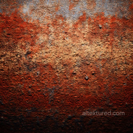 Rusted Metal Cracked and Corroded PBR Texture with Rough Pitting Rust texture preview
