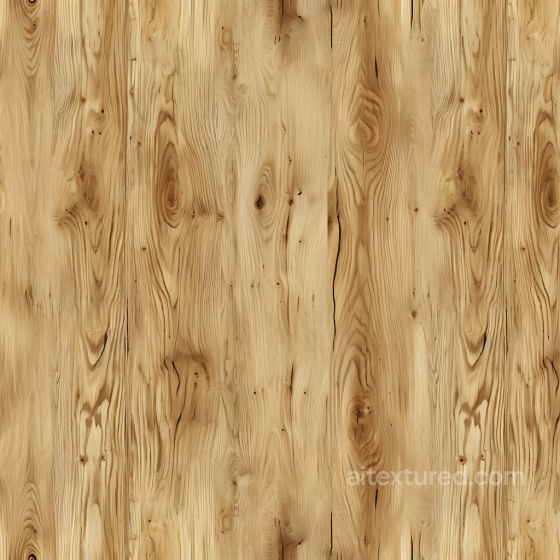 Light Pine Wood Planks PBR Texture with Natural Knots and Grain Wood texture preview