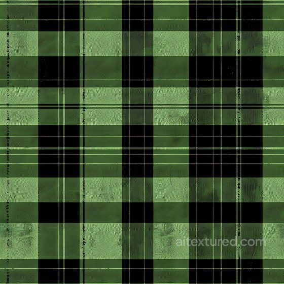 Green Plaid Metal PBR Texture with Worn Pattern Plaid texture preview