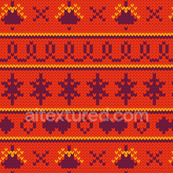 seamless Seamless 3D PBR Knitted Digital Paper Texture with Red and Purple Fair Isle Pattern texture 8k free download PBR