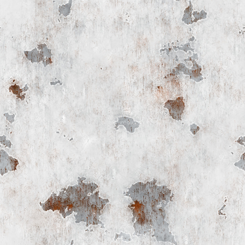 Seamless painted metal texture with rust and wear
