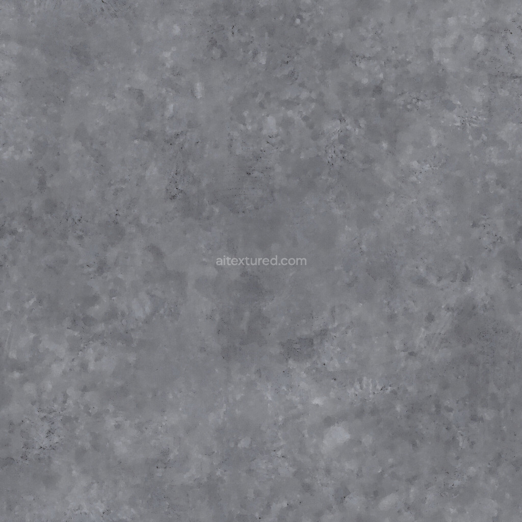 Seamless concrete PBR texture with a gray surface