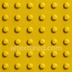 seamless Seamless 3d texture pbr 8k tactile plate with tactile bumps on yellow safety metal surface texture 8k free download PBR