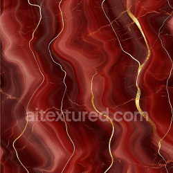 seamless Seamless 3D Red Marble PBR Texture Featuring Swirling Gold Veins and Polished Finish texture 8k free download PBR