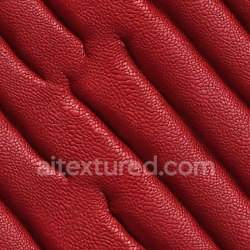 seamless Seamless 3D Red Pebbled Grain Leather PBR Texture with Folded Detailing texture 8k free download PBR