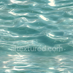 seamless Seamless 3D PBR Texture of Realistic Shallow Ocean Water with Soft Ripples and Highlights texture 8k free download PBR