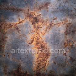 seamless Seamless 3D Rusty Metal PBR Texture Featuring Orange-Brown Rust Patches and Jagged Corrosion Holes texture 8k free download PBR