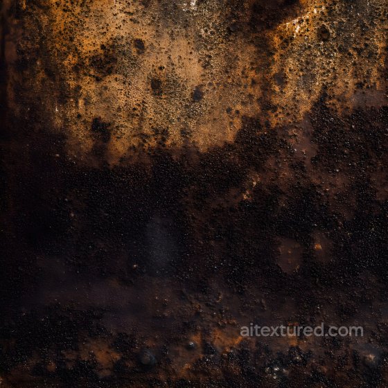 Rusted Metal Texture Featuring Cracked Holes and Corroded Pitting Rust texture preview