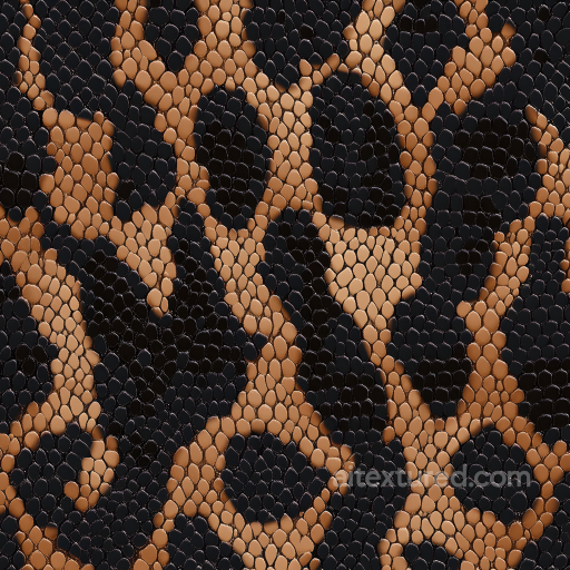 Reptile Skin Texture with Detailed Scales and Organic Patterns seamless Skin PBR texture