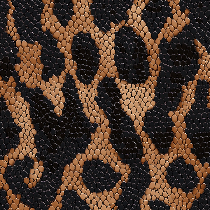 Reptile Skin with Detailed Scales and Organic Patterns seamless PBR texture preview