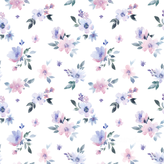Wild Flower Texture of Soft Pastel Floral Watercolor Pattern Wild Flower texture preview