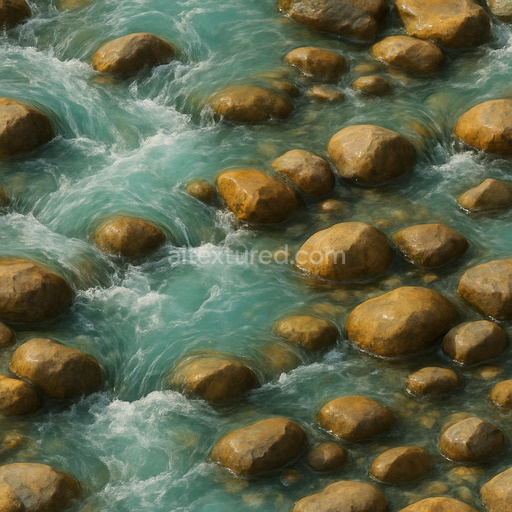 Bright Stream Seamless Texture