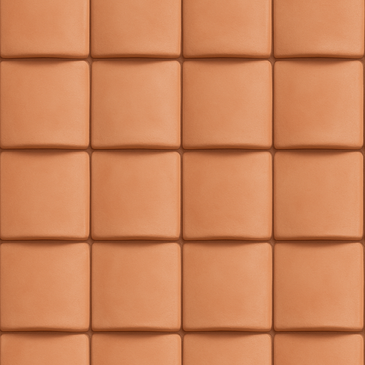 Smooth Clay Tiles seamless PBR texture preview
