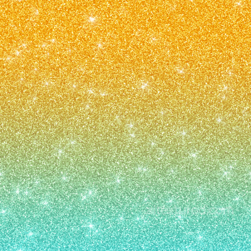 Glitter Texture with Orange to Teal Sparkling Gradient seamless Glitter PBR texture