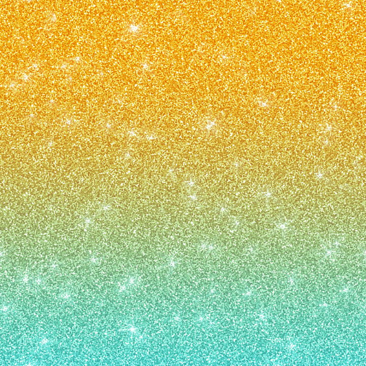Glitter with Orange to Teal Sparkling Gradient seamless PBR texture preview