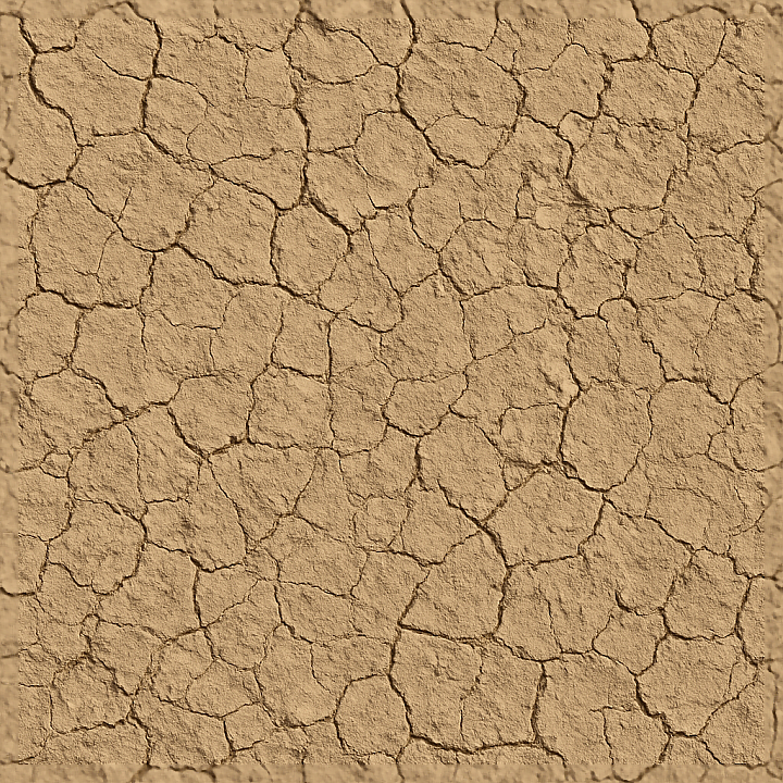 Of Cracked Earth With Parched Ground And Dry Soil seamless PBR texture preview