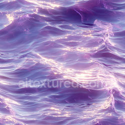 seamless Seamless 3D Stylized Purple Ocean Surface PBR Water Texture with Shimmering Highlights texture 8k free download PBR