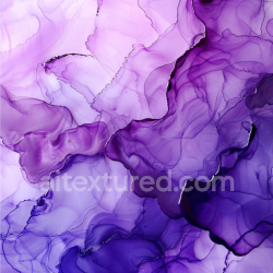 seamless Seamless 3D Alcohol Ink PBR Texture Featuring Delicate Violet and Purple Fluid Marbling texture 8k free download PBR