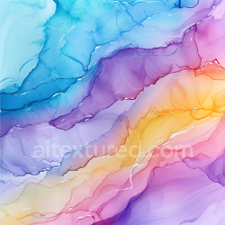 seamless Seamless 3D Alcohol Ink PBR Texture Featuring Soft Pastel Fluid Waves and Translucent Layers texture 8k free download PBR