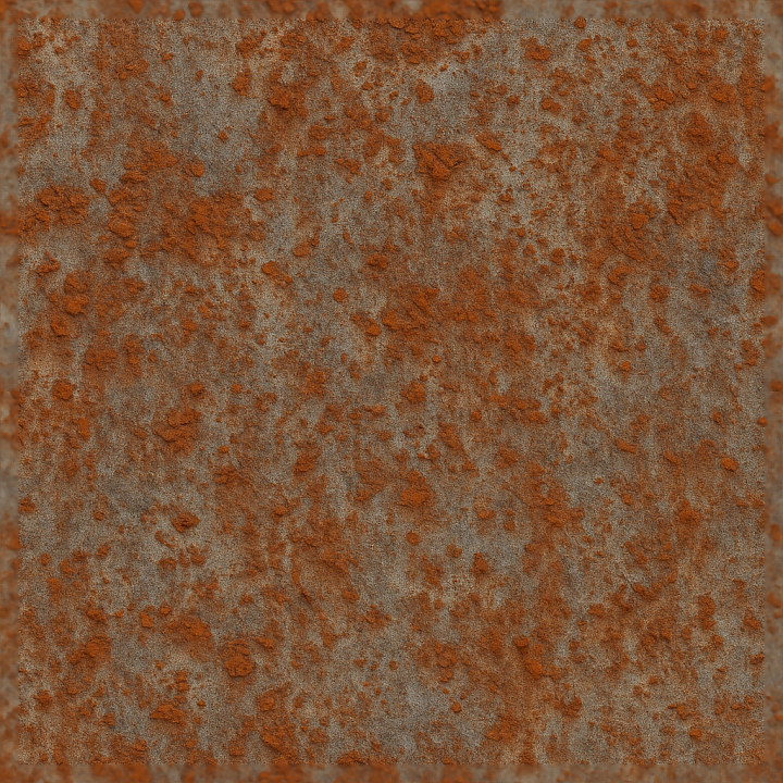 Shiny Metal Oxidized Steel Surface With Metal Oxidation And Me… seamless PBR texture preview