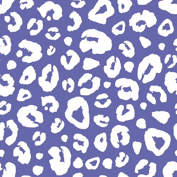 Featuring Purple Background with White Leopard Print Spots seamless PBR texture preview
