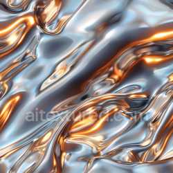 seamless Seamless 3D PBR Texture of Smooth Glossy Surface with Silky Reflective Folds and Warm Highlights texture 8k free download PBR