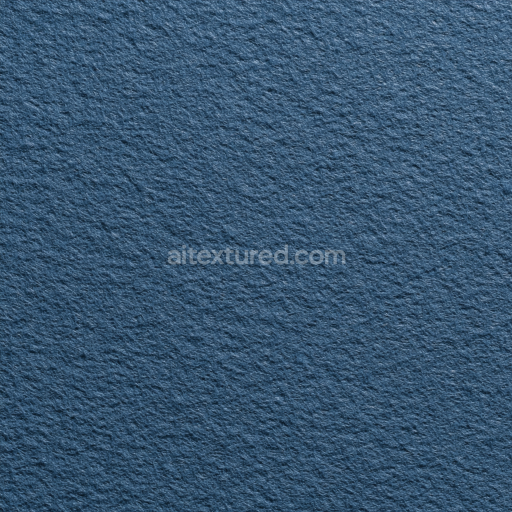 Seamless 3D Felt PBR Texture Featuring Soft Dense Blue Fibers and Matte Finish