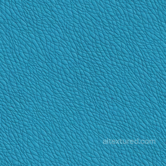 Bright Blue Pebbled Leather PBR Texture with Deep Grain Detailing Leather texture preview