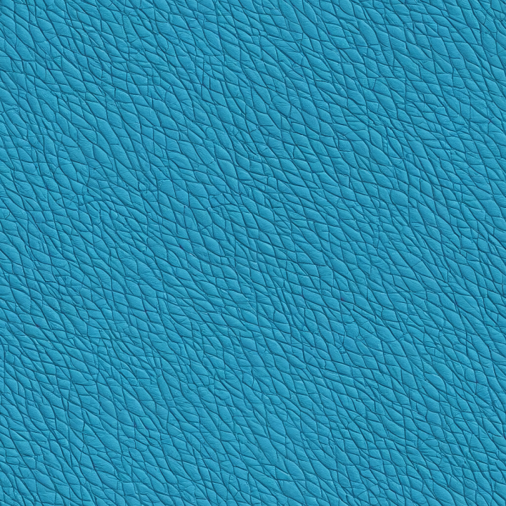 Bright Blue Pebbled Leather with Deep Grain Detailing seamless PBR texture preview