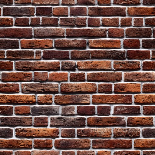 Cracked Brick Wall PBR Texture with Rough Dry Surface and Color Variations seamless Brick PBR texture