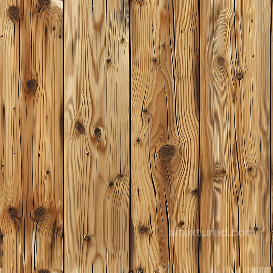 Light Pine Wood Planks PBR Texture with Natural Knots and Grain Wood texture preview