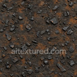 seamless Seamless 3d texture of explosive dust and burnt metal debris from chemical blast in photorealistic 8k pbr texture 8k free download PBR