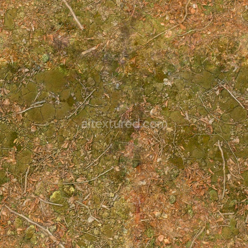 Seamless Forest Leaves 02 by Texture Haven – PBR 3D Texture (8K ready)