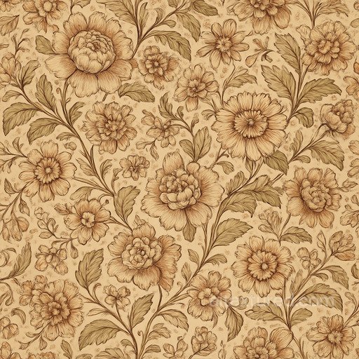 Detailed Floral Pattern Seamless Texture seamless Patterns PBR texture