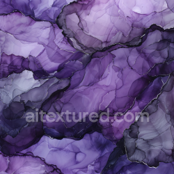 seamless Seamless 3D Alcohol Ink PBR Texture Featuring Violet and Purple Fluid Waves with Delicate Veining texture 8k free download PBR