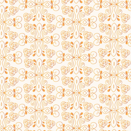 Ornamental White & Gold Decorative Pattern Texture seamless White & Gold PBR texture
