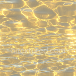 seamless Seamless 3D PBR Texture of Golden Water Surface with Dynamic Light Caustics texture 8k free download PBR