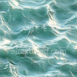 seamless Seamless 3D PBR Texture of Realistic Turquoise Ocean Surface with Dynamic Waves texture 8k free download PBR