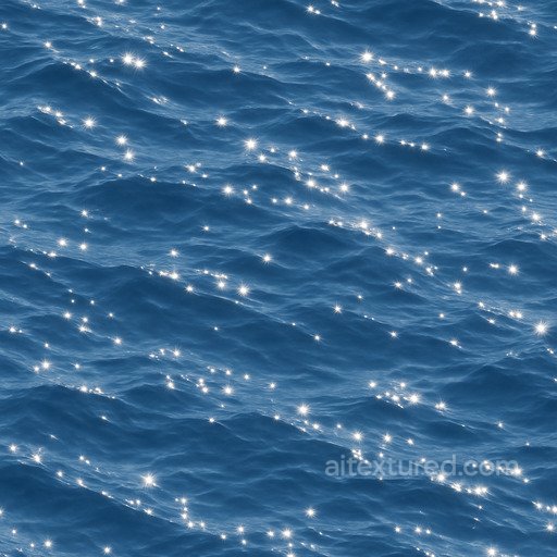 Sparkling Wave Seamless Texture seamless Water PBR texture