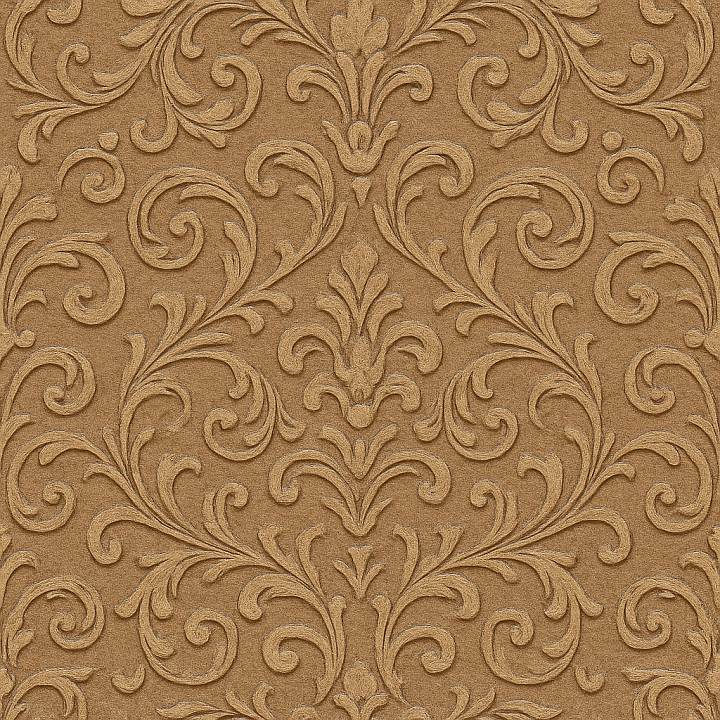 Ornate Cardboard seamless PBR texture preview