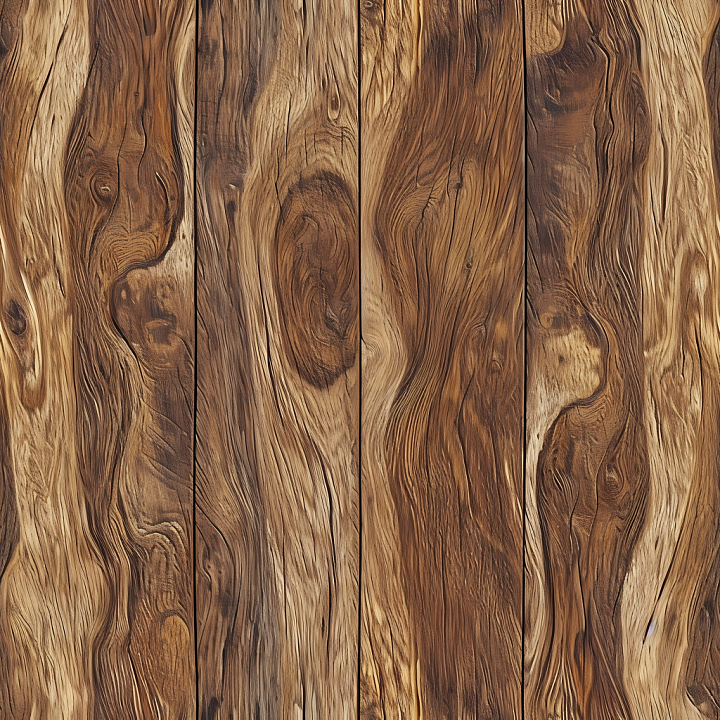 Rustic Knotted Wood Floor with Rich Grain Details seamless PBR texture preview