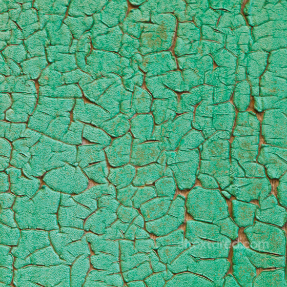 Seamless Painted Plaster Texture with Cracked Turquoise Paint Ground surface texture preview