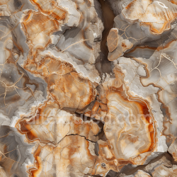 seamless Seamless 3D Onyx Stone PBR Texture Featuring Orange and Grey Veined Rings texture 8k free download PBR