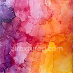 seamless Seamless 3D Alcohol Ink PBR Texture Featuring Vibrant Magenta and Orange Fluid Layers texture 8k free download PBR